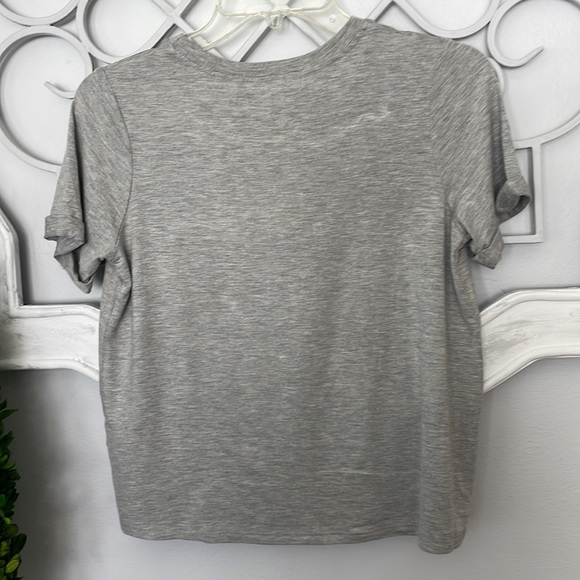 Society & Stitch Gray Academy Crop Top NWT. Size Large - Picture 2 of 6